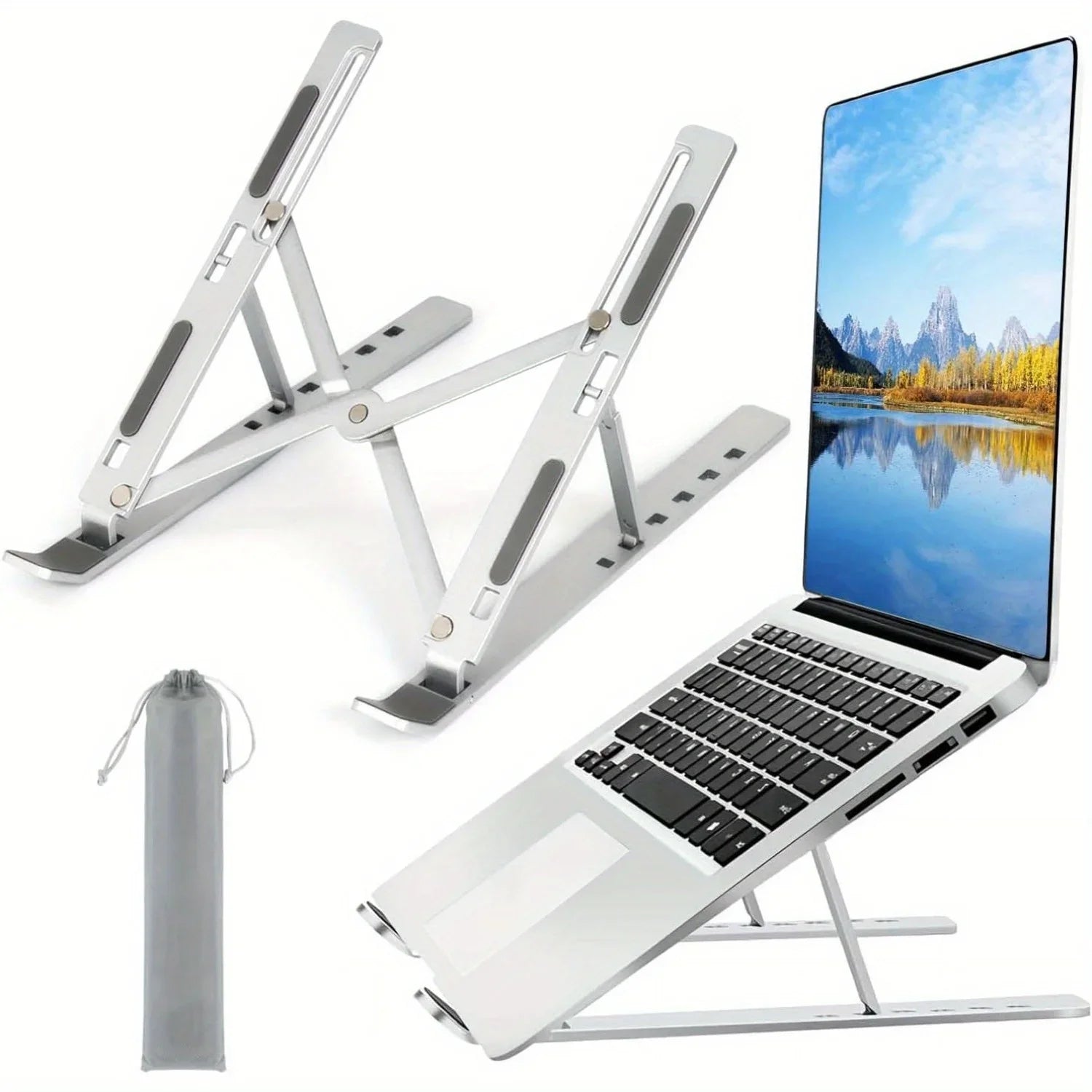 Foldable Aluminum Laptop Stand